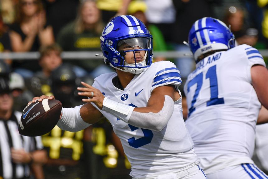 No. 19 BYU looks to reignite stagnant run attack vs Wyoming