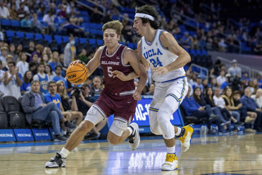 No. 19 UCLA routs Bellarmine 81-60 without Jaylen Clark