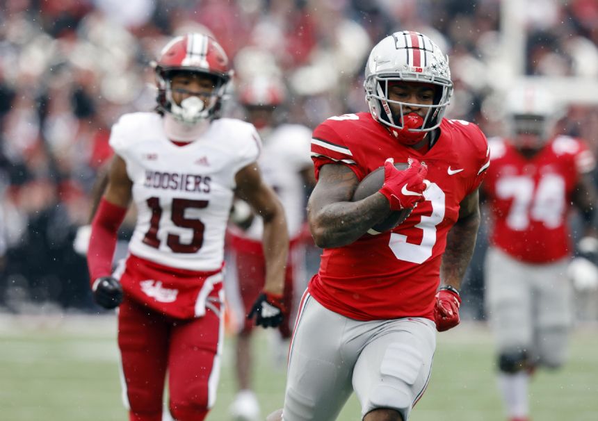 No. 2 Ohio St loses RB Williams in 56-14 rout of Indiana