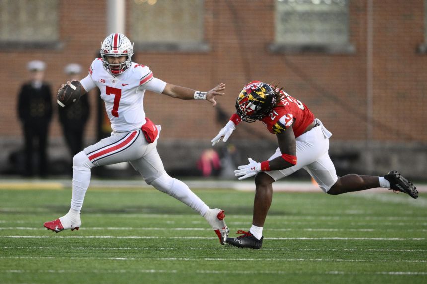 No. 2 Ohio State holds off Terps 43-30, Michigan next