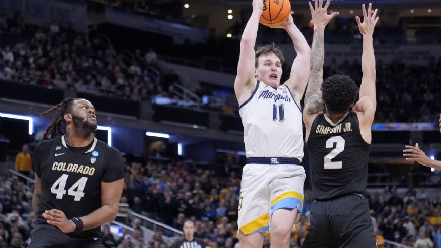 No. 2 seed Marquette holds off No. 10 Colorado 81-77 in March Madness to reach Sweet 16