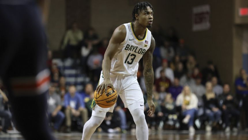 No. 20 Baylor rallies to beat Auburn 88-82 behind strong game from Ja'Kobe Walker