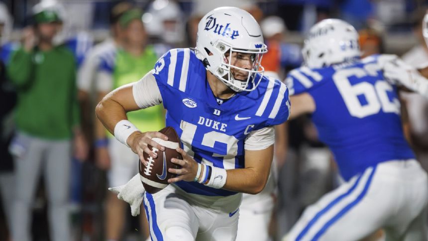 No. 21 Duke aims to follow Clemson upset by beating FCS program Lafayette at home