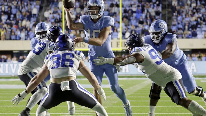 No. 22 North Carolina holding out hope it can make the ACC title game. Winning at Clemson a must