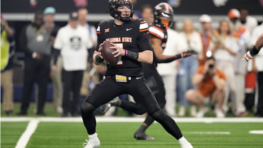 No. 22 Oklahoma State tries for 10-win season when it faces Texas A&M in Texas Bowl