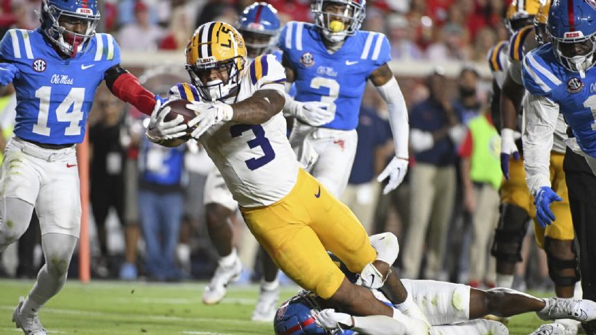 No. 23 LSU heads to unbeaten No. 21 Missouri for only fourth matchup of SEC schools