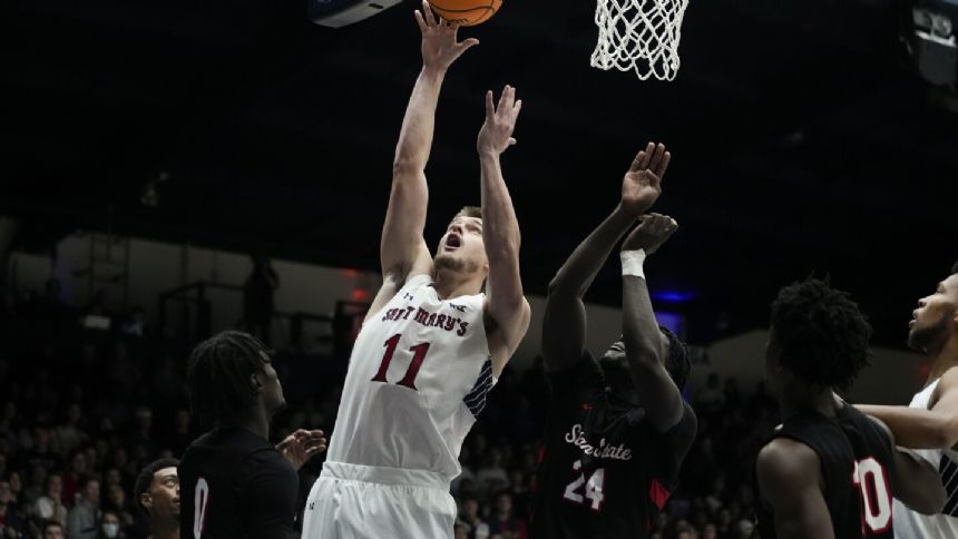 No. 23 Saint Mary's beats Division II Stanislaus State 107-28 in season opener