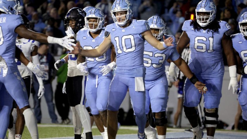 No. 24 UNC survives 2OT thriller to beat rival Duke 47-45 in home finale