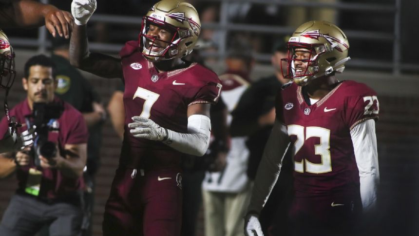 No. 3 Florida State is guest for Boston College's Red Bandanna Game in ACC opener