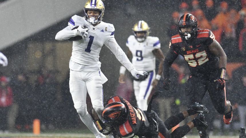 No. 4 Washington seeks perfect regular season hosting rival Washington State in Apple Cup
