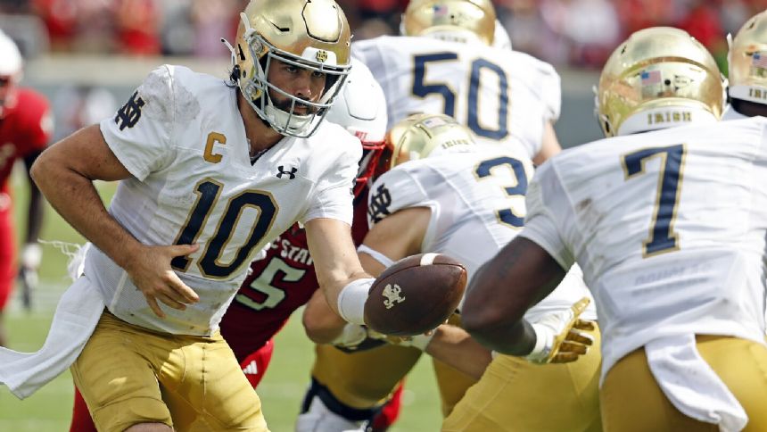 No. 9 Notre Dame looks to improve to 10-0 against MAC foes when Central Michigan visits