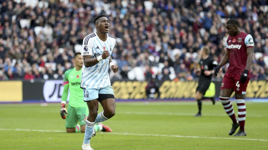 Nottingham Forest striker Taiwo Awoniyi out for months after undergoing groin surgery