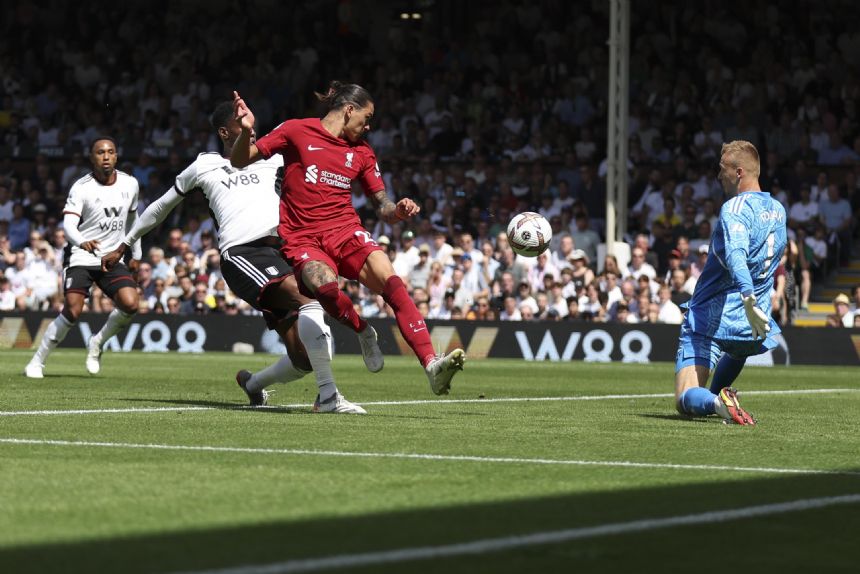 Nunez helps Liverpool salvage 2-2 draw at Fulham in EPL