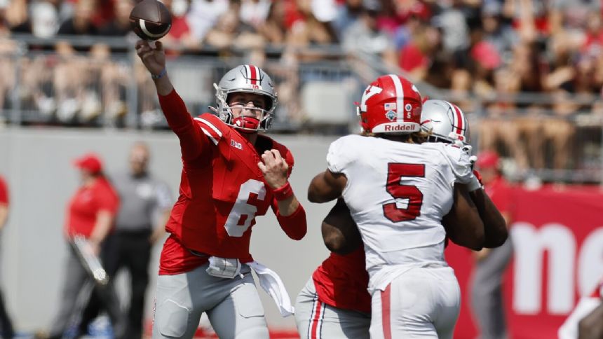 Ohio State coach Ryan Day says Kyle McCord will be starting quarterback going forward
