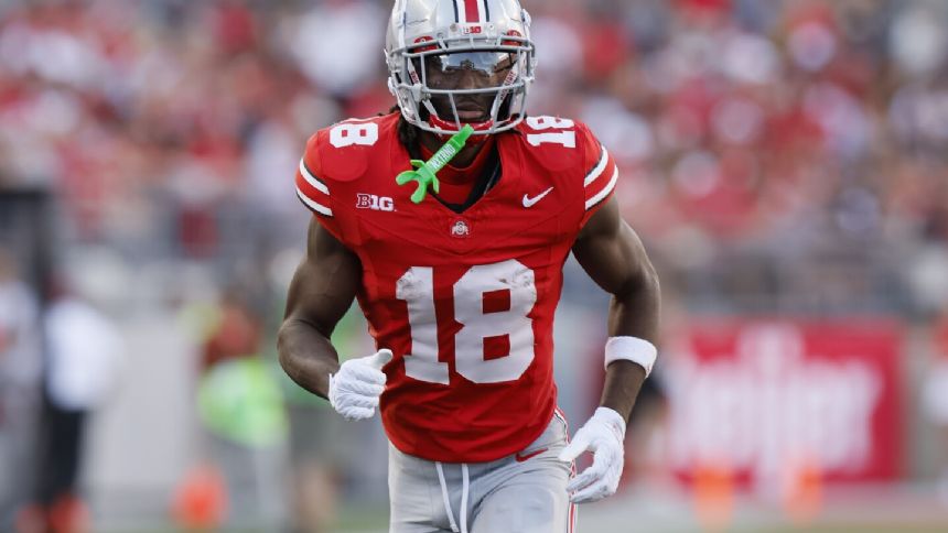 Ohio State's Marvin Harrison Jr. and Maryland's Mike Locksley among AP's midseason Big Ten honorees