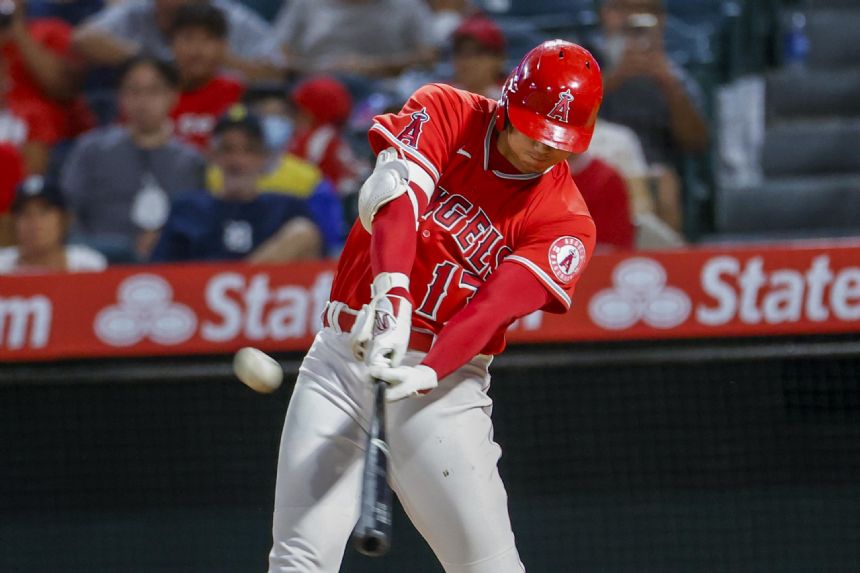 Ohtani, Trout power Angels to 10-0 win over Tigers