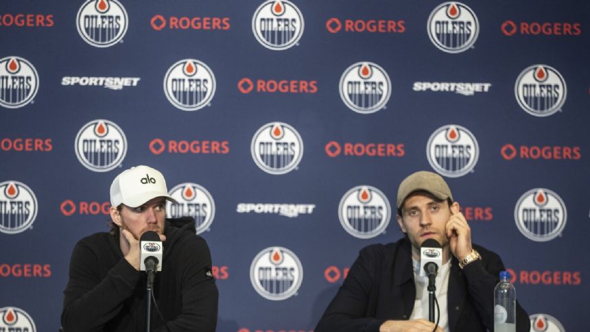 Oilers coach: stars McDavid, Draisaitl played through injuries in playoffs