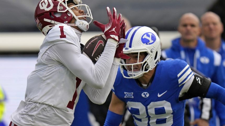 Oklahoma forces three turnovers, beats BYU 31-24