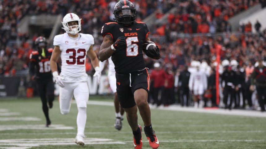 Oregon State RB Damien Martinez among players entering transfer portal as spring window opens