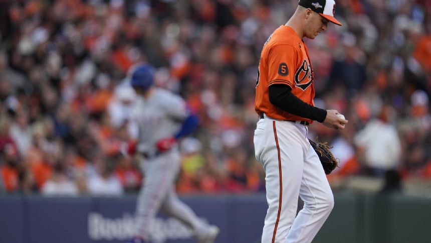 Orioles in danger of being swept out of the postseason after losing ALDS Game 2 to the Rangers
