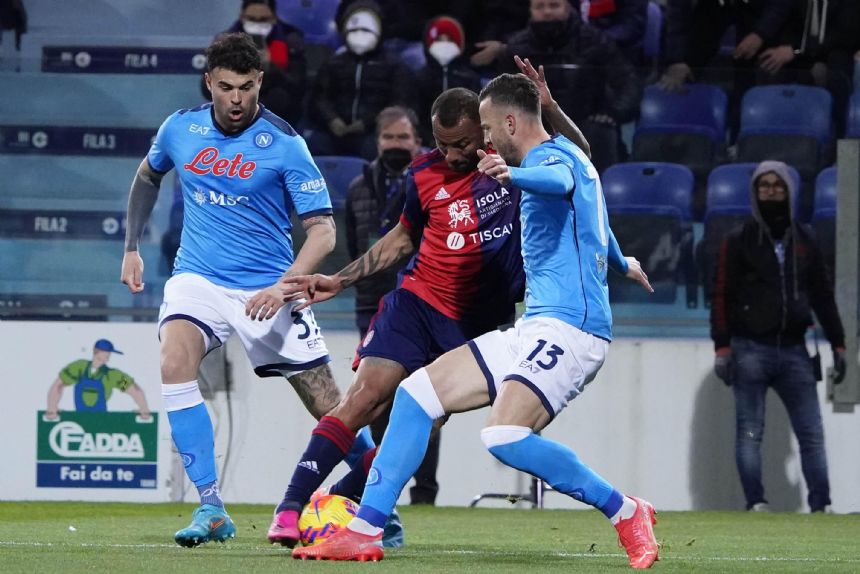 Osimhen scores late for Napoli in 1-1 draw at Cagliari