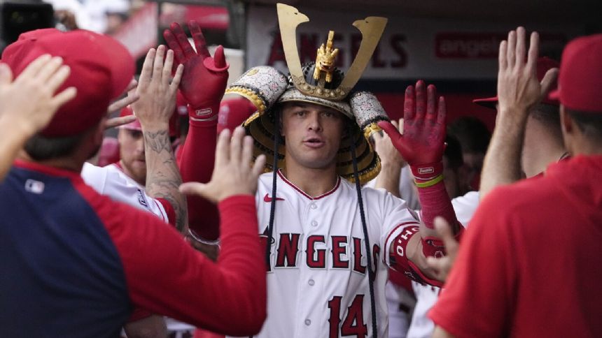 O'Hoppe, Grichuk provide key home runs in Angels' 6-2 victory over Guardians