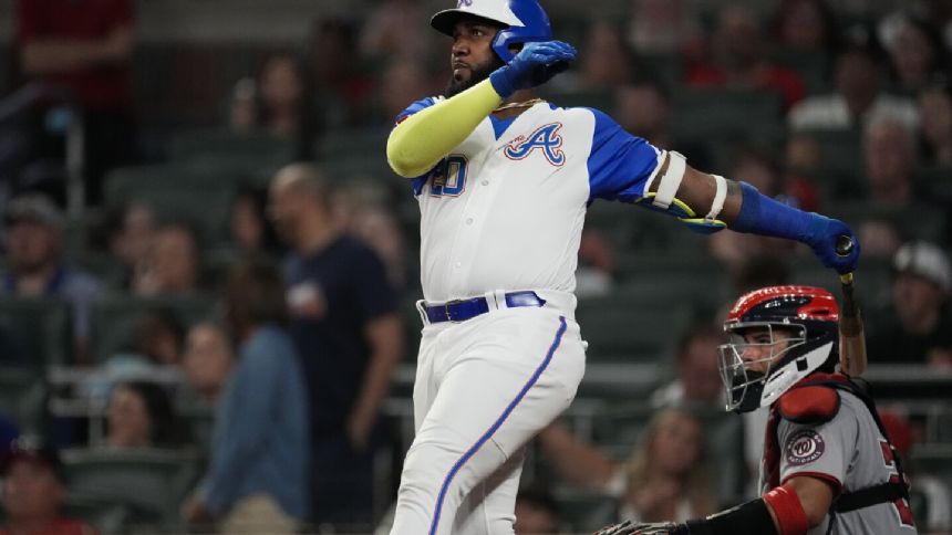 Ozuna hits go-ahead, 3-run homer, Strider gets 20th win as Braves beat Nationals 5-3