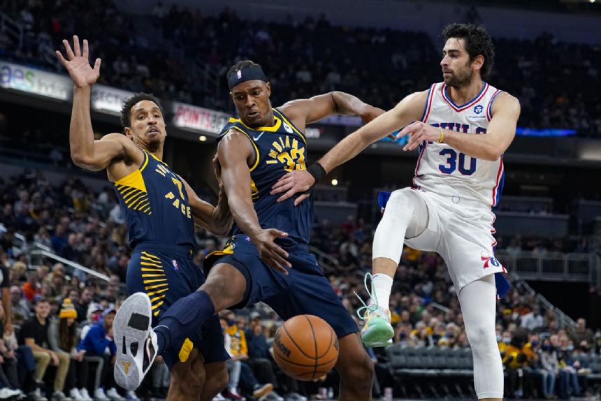 Pacers hand Embiid-less 76ers 4th straight loss, 118-113
