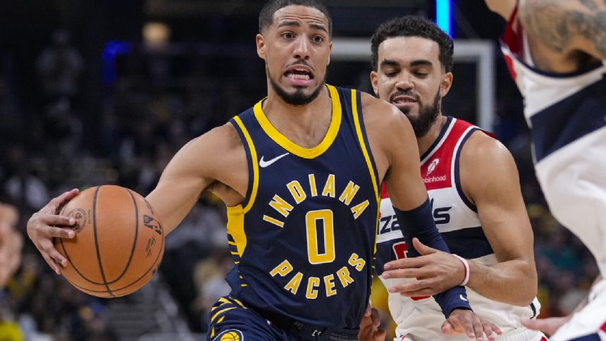 Pacers rout Washington 143-120 in record-setting season opener