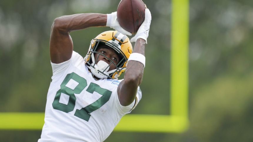 Packers' Romeo Doubs practices on a limited basis while Christian Watson remains out