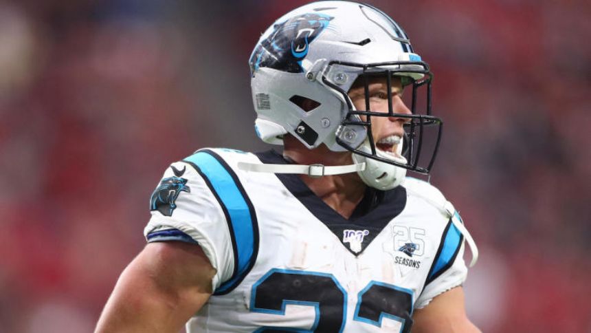 Panthers' Christian McCaffrey added to injury report after cleat cuts his shin, still practicing for Week 1