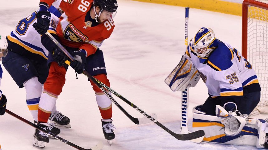 Panthers find ways to rally again, top Blues 4-3 in shootout