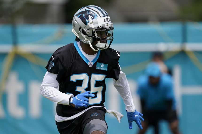 Panthers hope Barnes' speed translates to football field