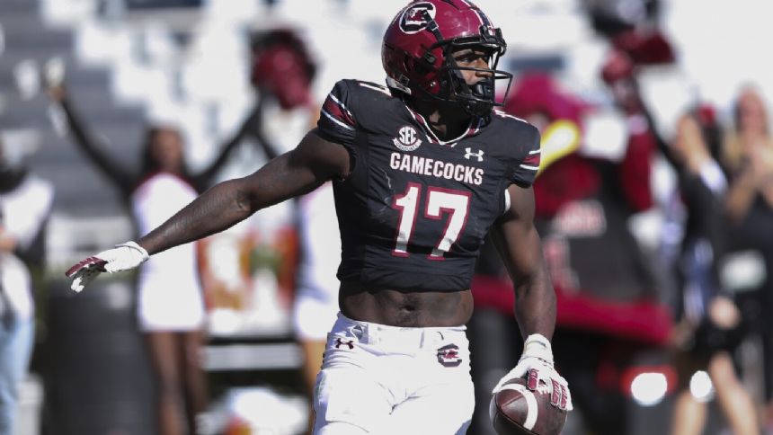 Panthers trade up into first round of NFL draft, select WR Xavier Legette from South Carolina