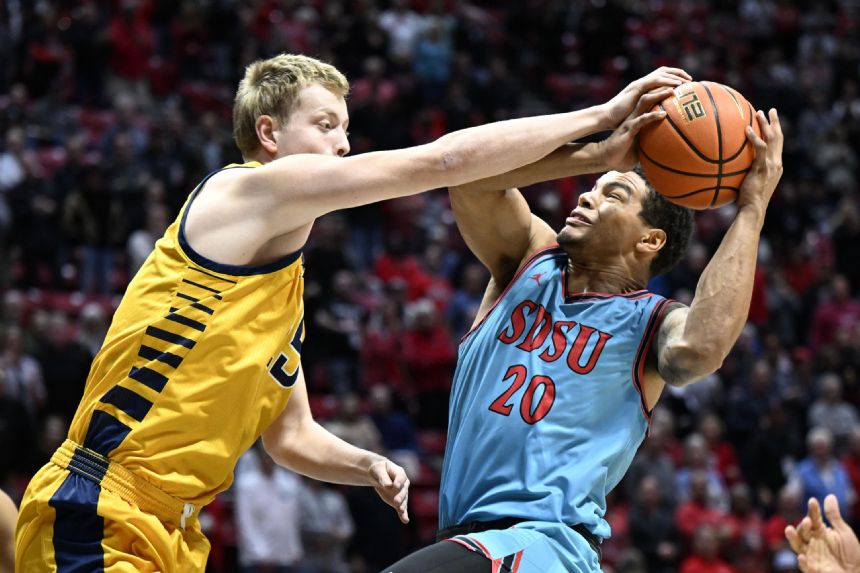 Parrish hits late 3 to give Aztecs 72-69 win over UC Irvine