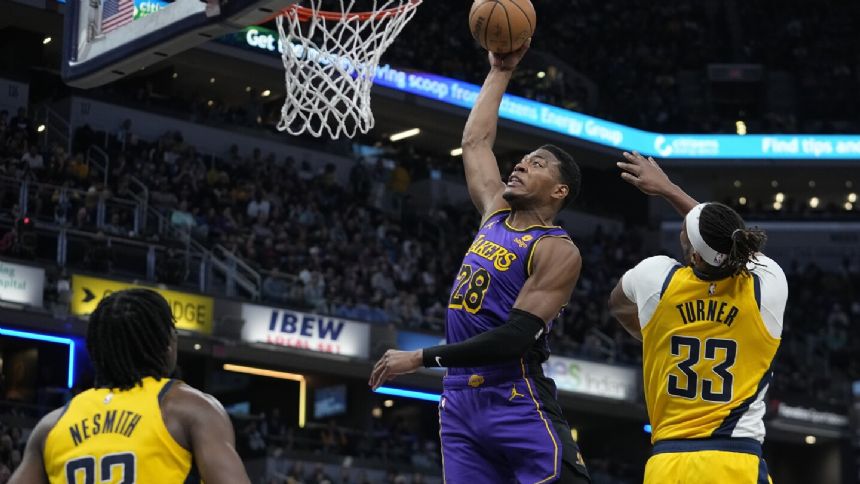 Pascal Siakam, Tyrese Haliburton combine for 43 points to lead Pacers past Lakers 109-90