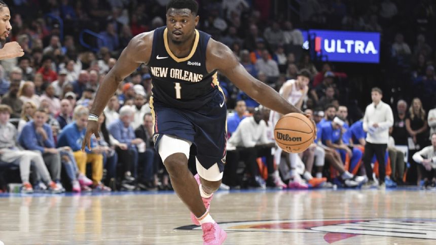 Pelicans scratch Zion Williamson from Pistons matchup, Brandon Ingram is questionable
