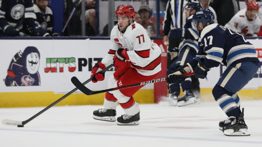 Pesce's injury could mean a larger role for DeAngelo in the playoffs for the Hurricanes
