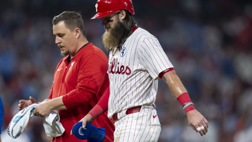 Phillies place OF Brandon Marsh on injured list with right hamstring strain