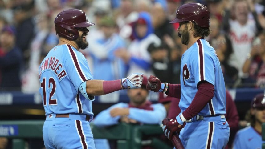 Phillies slugger Bryce Harper tosses helmet into stands after ejection by Angel Hernandez