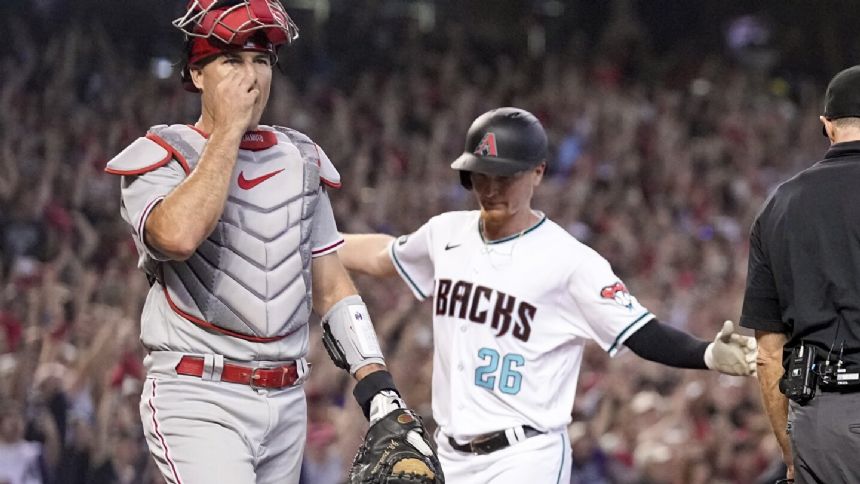 Phillies' bats go quiet during 2-1 loss to Diamondbacks in Game 3 of NL Championship Series