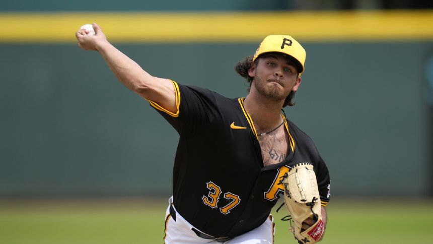 Pirates add pitchers Jared Jones, Ryder Ryan, Hunter Stratton to active roster on opening day