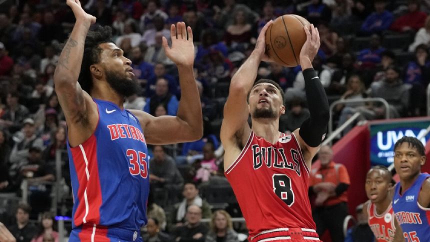 Pistons overcome Zach LaVine's 51 points to beat the Bulls 118-102