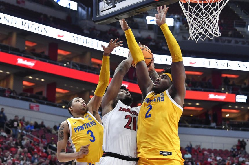 Pitt deals Louisville 8th consecutive loss 75-54