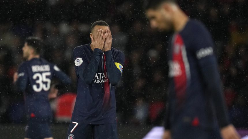 PSG fails to win the French league after drawing with struggling Le Havre