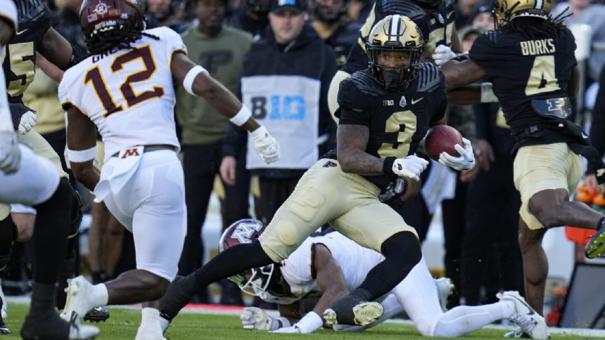 Purdue ground game, Hudson Card deal Gophers major blow as Purdue rolls to 49-30 win