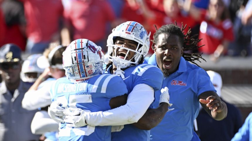 Quinshon Judkins' late TD lets No. 11 Mississippi rally for 38-35 win over Texas A&M