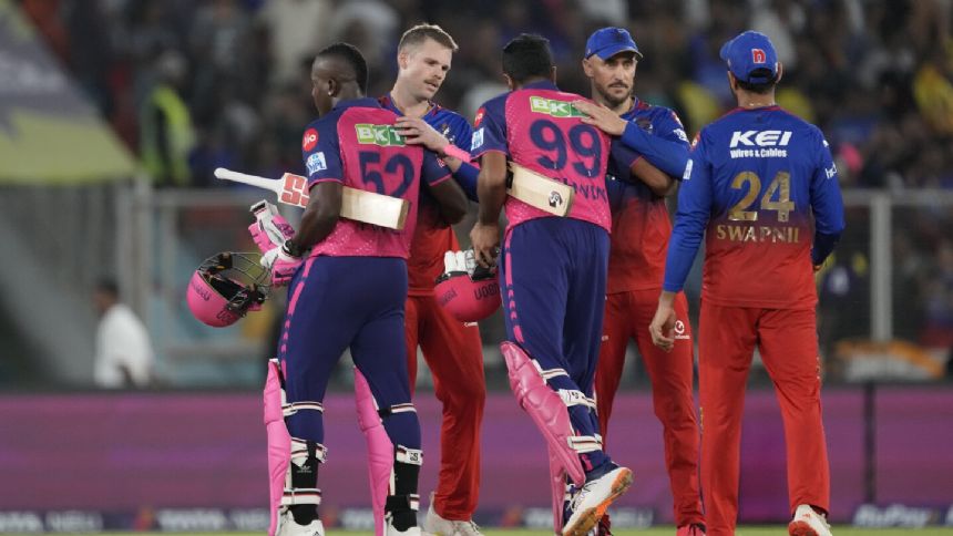 Rajasthan knocks out Kohli's Bengaluru in Indian Premier League playoff