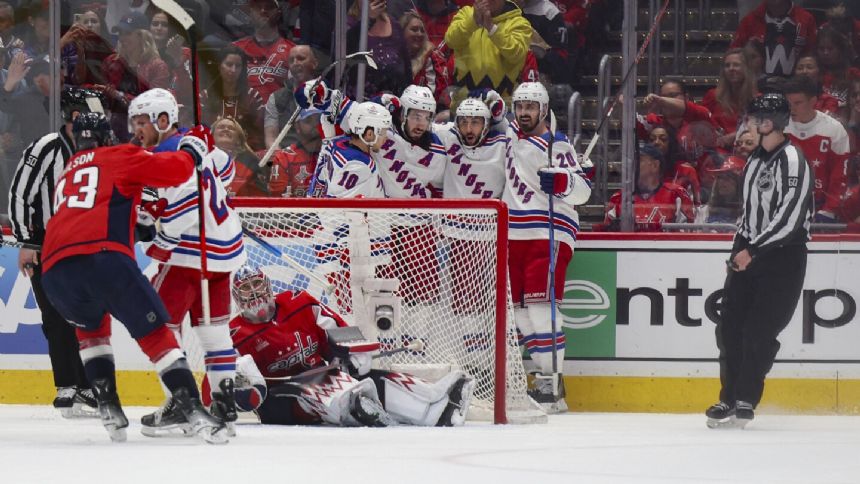 Rangers finish off sweep of the Capitals, move on to the 2nd round of the NHL playoffs