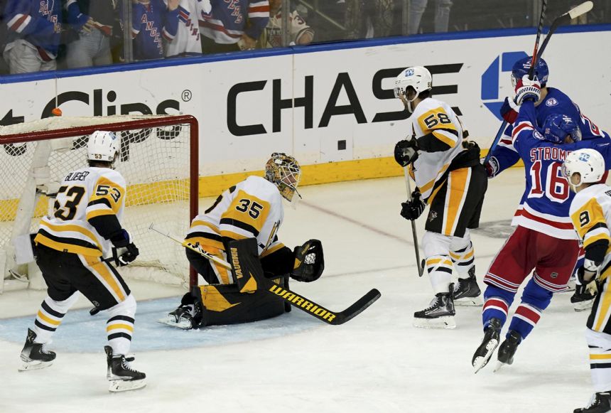Rangers, Flames win Game 7s in OT, advance to 2nd round